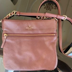 Kate Spade Brown Cow Leather Crossbody Bag